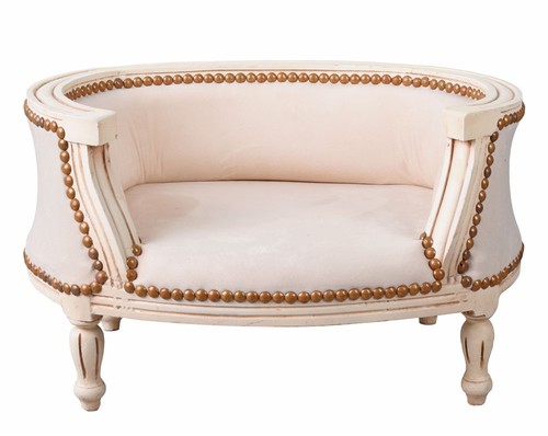 Luxury dog bed cream - bed, white
